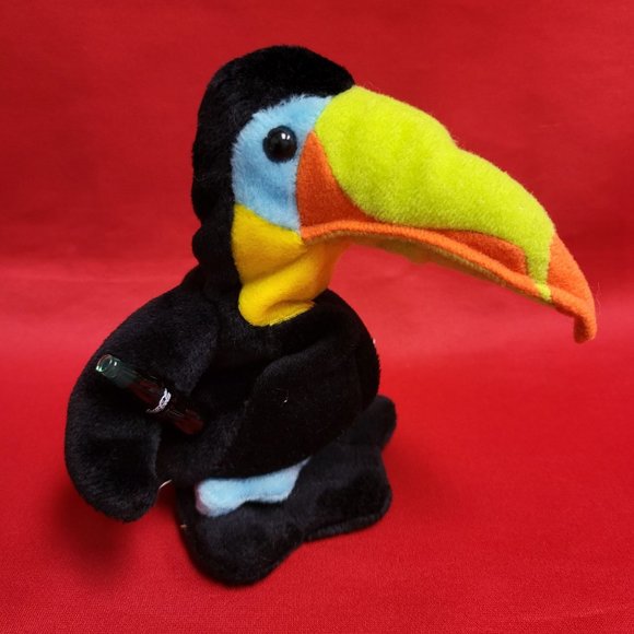 Coca Cola Toolu the Toucan Honduras Bean Bag Plush Beanie 1999 - Picture 1 of 12